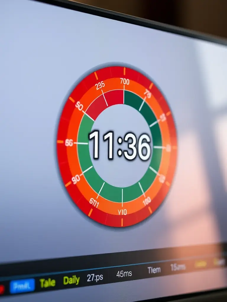 A close-up shot of the interactive world market sessions clock interface, highlighting the real-time display of forex market hours with clear time zone indicators.